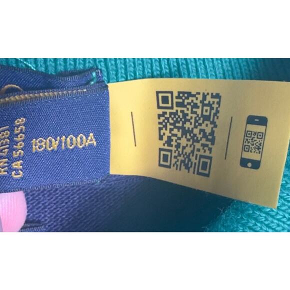 Polo Ralph Lauren Custom Slim Fit Polo Shirt Navy Multi Color Collar Logo Size L - Picture 9 of 9